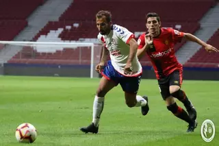 El Rayo Majadahonda debutó el domingo como local en el Wanda Metropolitano 

