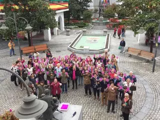 Majadahonda “da la cara” por el cáncer”
