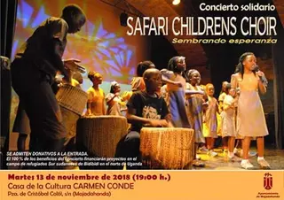 La magia y la alegría de los niños del Coro Safari llega a Majadahonda con un concierto solidario
