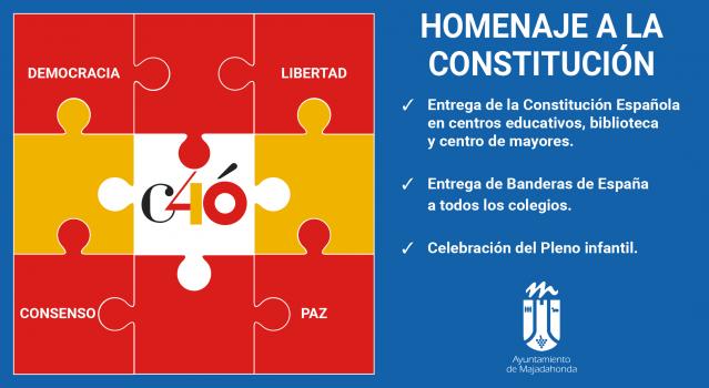 Homenaje municipal a la Constitución Española