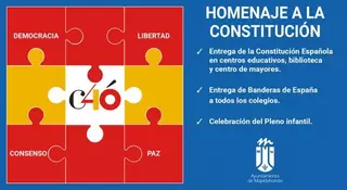 Homenaje municipal a la Constitución Española