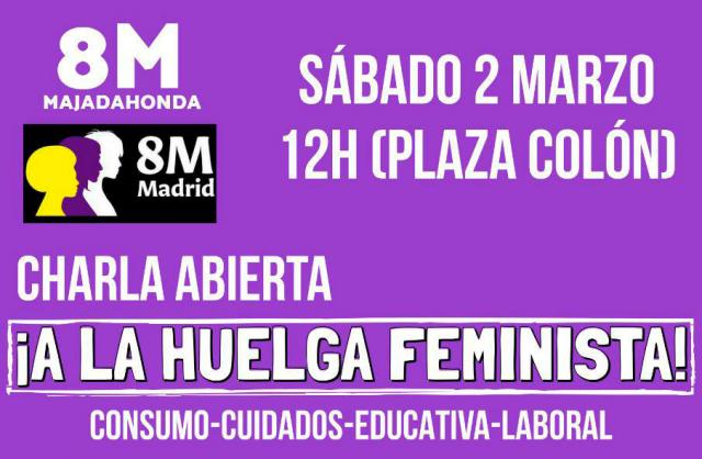 La Coordinadora Feminista de Majadahonda prepara la huelga del 8M con una charla informativa