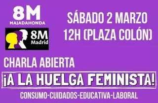 La Coordinadora Feminista de Majadahonda prepara la huelga del 8M con una charla informativa