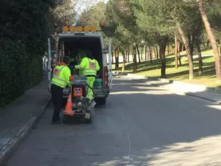 Actuaciones de asfaltado en diversos puntos de Majadahonda