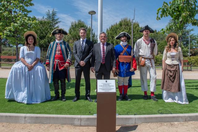 Narciso de Foxá inaugura en Majadahonda el parque Blas de Lezo y Olavarrieta