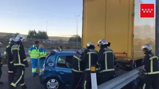 Un jabalí provoca un accidente mortal en la M-50