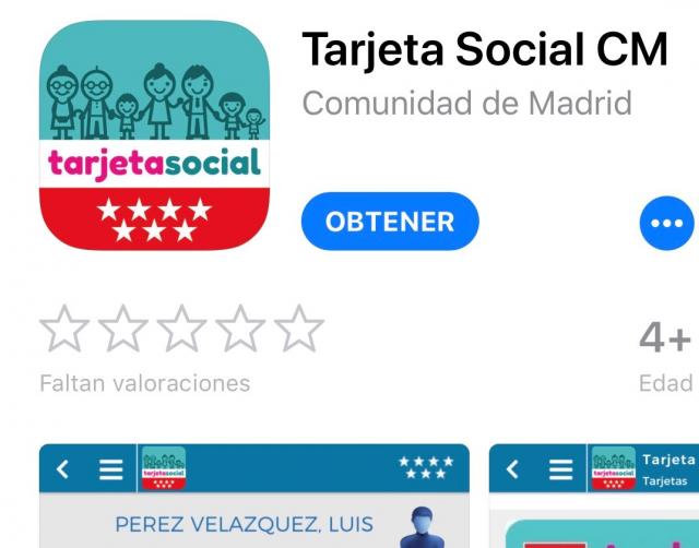 Los madrileños ya pueden descargar en sus dispositivos móviles la App Tarjeta Social