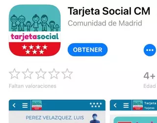 Los madrileños ya pueden descargar en sus dispositivos móviles la App Tarjeta Social