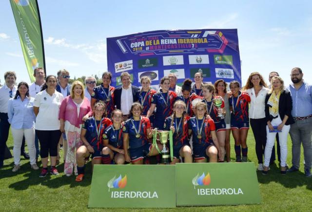 El equipo de Rugby femenino de Majadahonda se alza con la victoria en la Copa de la Reina 