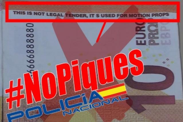 La Policía advierte de la proliferación de billetes falsos de 5, 10 y 20€