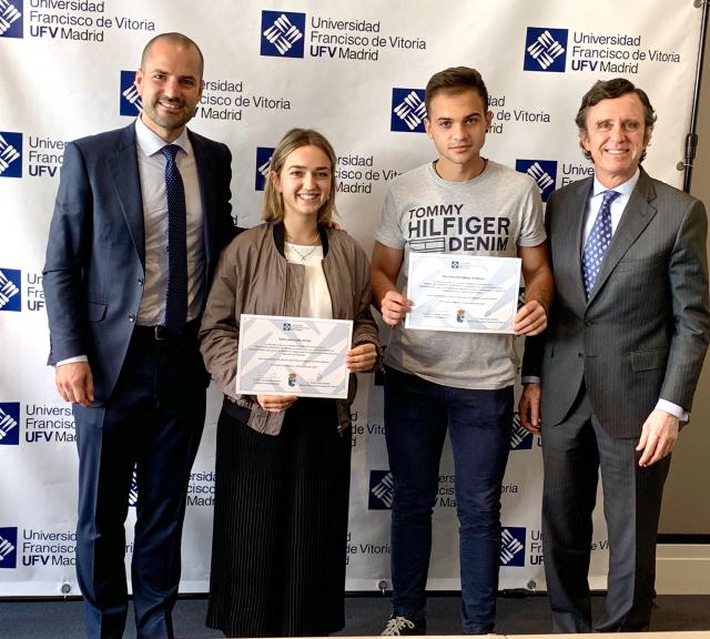 Dos alumnos majariegos con brillante expediente estudiarán con beca en la UFV