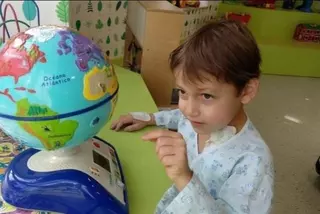 Majadahonda se vuelca con el pequeño Darío en su lucha contra el tumor cerebral que padece