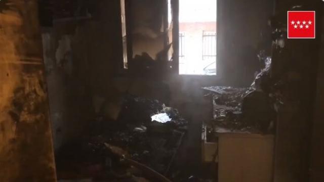 Un hombre muy grave tras el incendio de su vivienda en Pozuelo