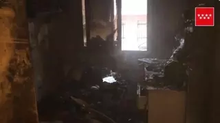 Un hombre muy grave tras el incendio de su vivienda en Pozuelo