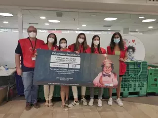 Cruz Roja Majadahonda-Las Rozas bate su récord en recogida de material escolar