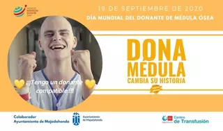 El Ayuntamiento de Majadahonda anima a los jóvenes a registrarse como donantes de médula ósea