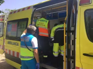Grave accidente al colisionar dos camiones en la A-6 a la altura de Las Rozas