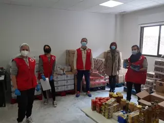 Cruz Roja Majadahonda-LasRozas reparte casi 4.000 kilos de alimentos esta semana