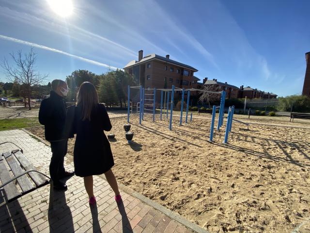 Majadahonda cuenta con un nuevo circuito de calistenia para hacer deporte al aire libre