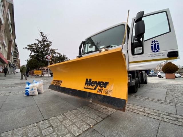Majadahonda preparada para el temporal de frío y nieve previsto para estos días