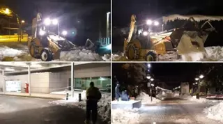 El mapa de las vías de Majadahonda despejadas de nieve en tiempo real
