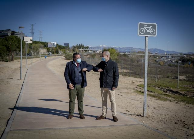 El Ayuntamiento de Majadahonda finaliza la senda urbana que conecta con Boadilla