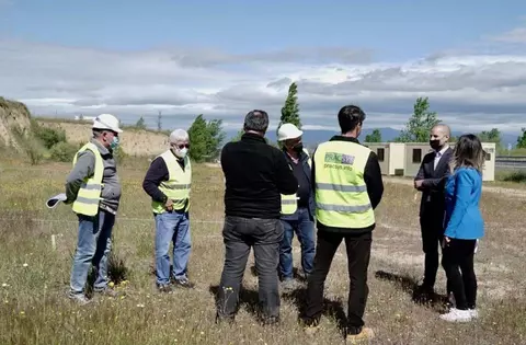 Arrancan las obras para la nueva central de recogida neumática del área de Roza Martín y Satélites 