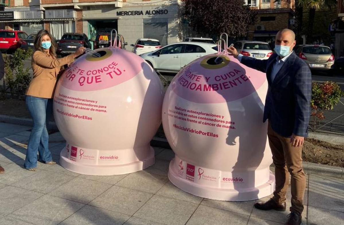 Majadahonda y Ecovidrio se unen en la campaña solidaria “Recicla Vidrio por ellas”