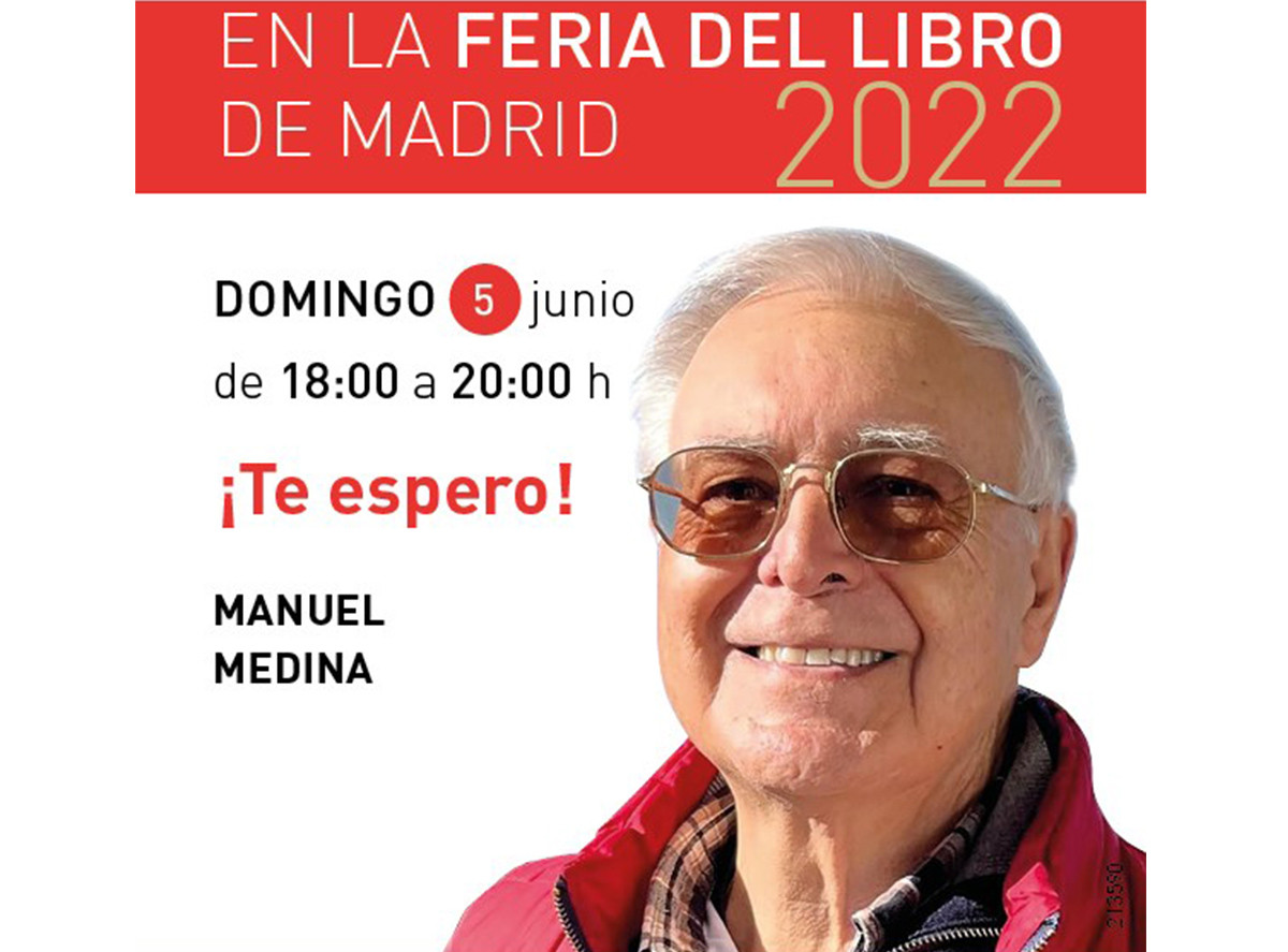 Manuel Medina, el majariego de 77 años que se estrena como escritor en la Feria del Libro de Madrid