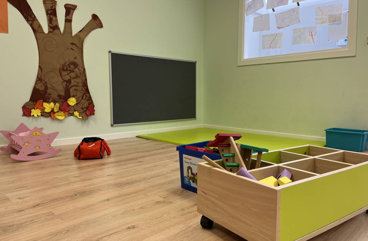 El alcalde visita las nuevas aulas de Educación Infantil del Colegio San Pío X de Majadahonda