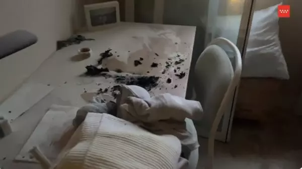 Una pareja resulta herida en un conato de incendio provocado por unas velas en Majadadahonda
