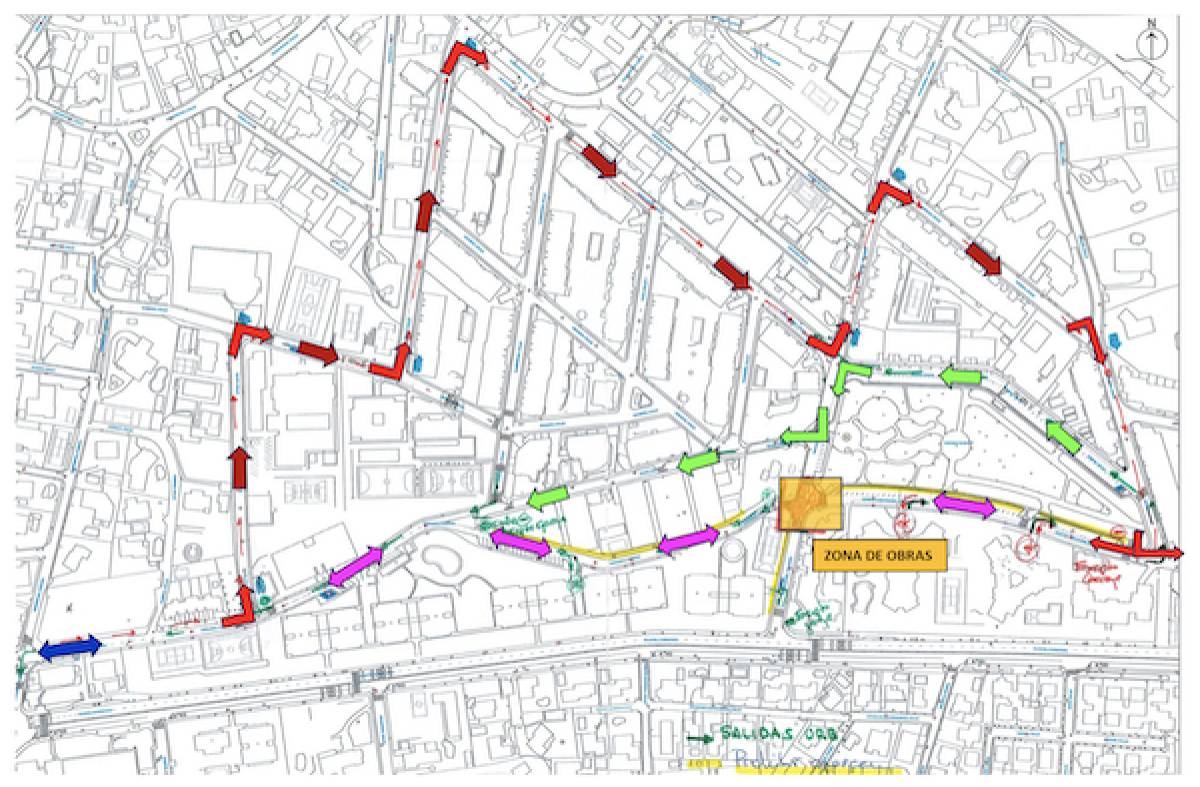 Desvíos y cortes de tráfico en las calles de Majadahonda hasta finales de agosto: estas son las vías afectadas