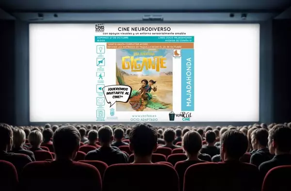 Sesiones gratuitas de cine adaptado para niños con autismo y sus familias en Majadahonda