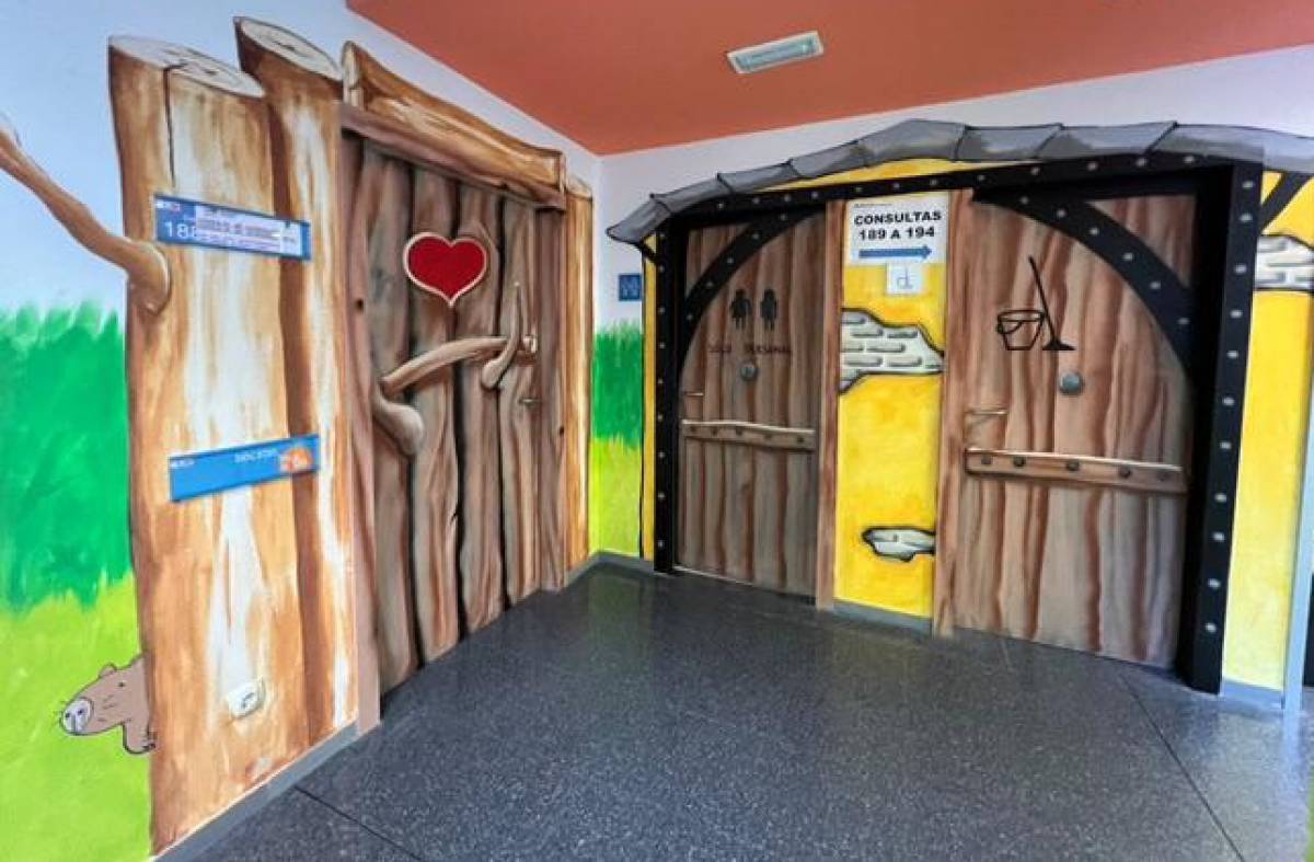 El Hospital Puerta de Hierro transforma su área de pediatría en un espacio más humano y creativo
