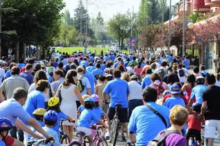 Majadahonda consigue el reto y congrega a más de 3.500 personas en la X Fiesta de la Bicicleta