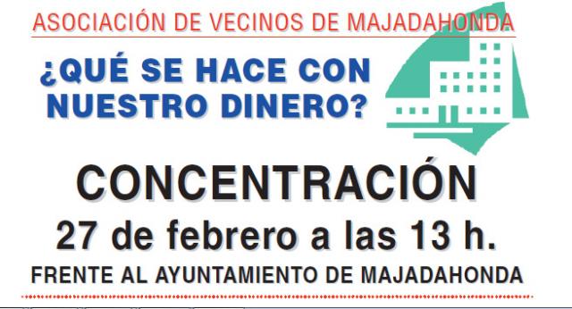 La Asociación de Vecinos de Majadahonda convoca una concentración contra el "subidón" del IBI