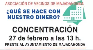 La Asociación de Vecinos de Majadahonda convoca una concentración contra el "subidón" del IBI
