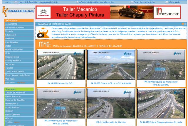 Nuevo servicio en InfoMajadahonda: consulta el estado del tráfico en tiempo real
