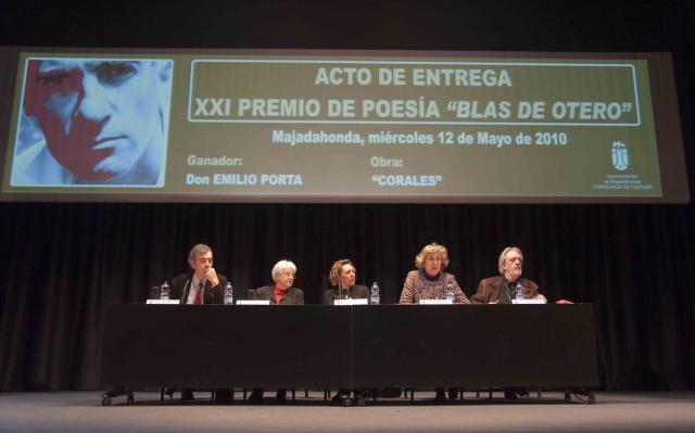 Emilio Porta, galardonado con el XXI Premio de Poesía Blas de Otero
