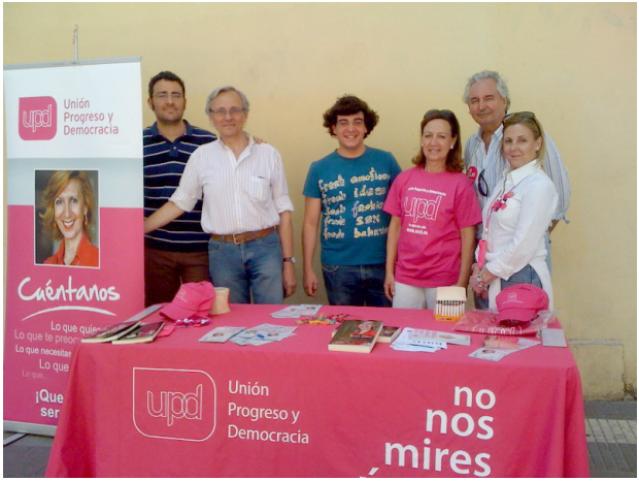 Excelente acogida a la campaña No nos mires, únete de UPyD en Majadahonda