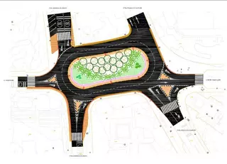 Comienzan las obras de ejecución de la Glorieta de la Ermita