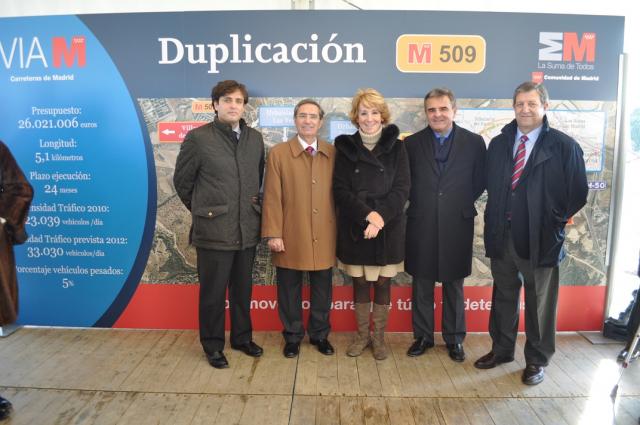 Comienzan las obras de desdoblamiento de la M-509
