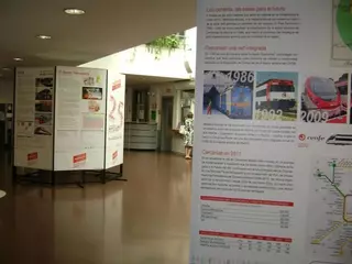 Los 25 años de vida del Consorcio Regional de Transportes se exponen en la Casa de la Cultura de Majadahonda

