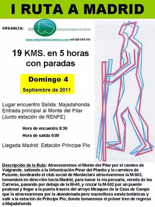 La Asociación de Amigos de los Caminos organiza su I Ruta a Madrid