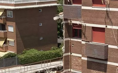 Derrumbe edificio Calle Neptuno, no podemos respir