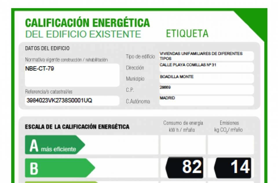 Certificado energético B