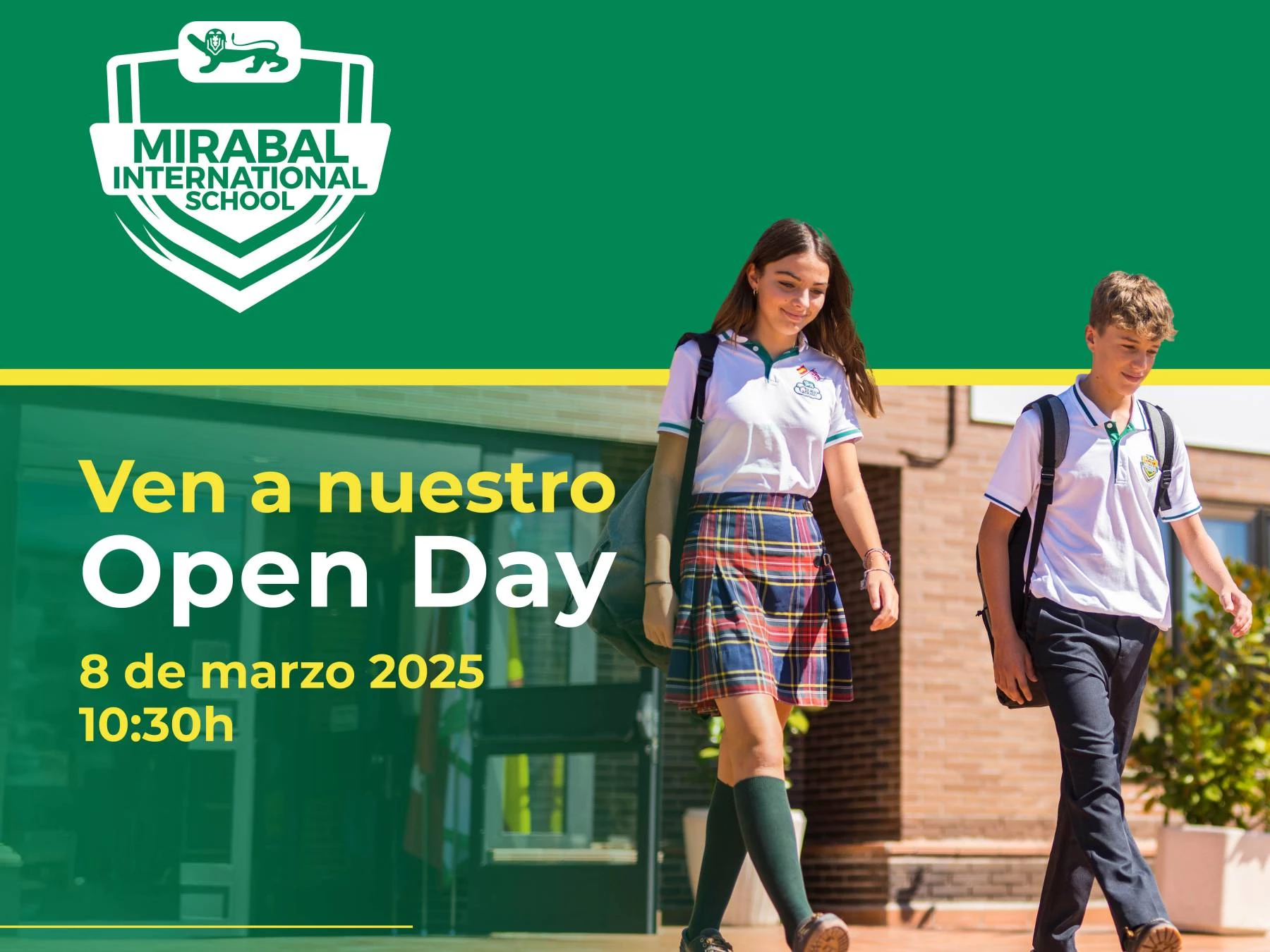 Open Day Mirabal International School: Primaria, Secundaria y Bachillerato (6 - 18 años)